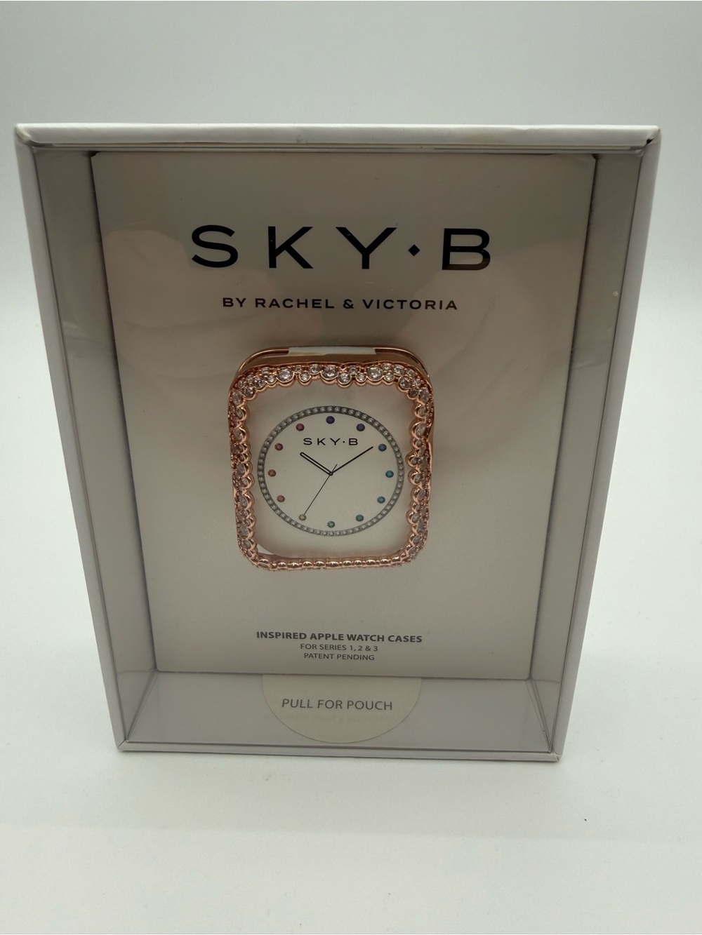 Sky Rose Gold Rhinestone Apple Watch Case